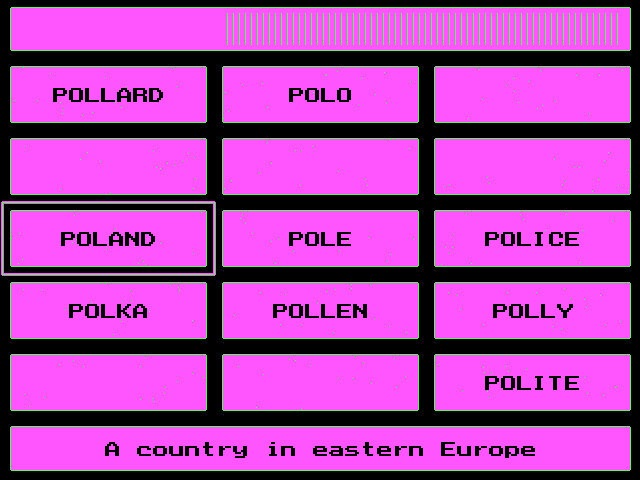 Screenshot (2) - MS-DOS version of Sounds the Same